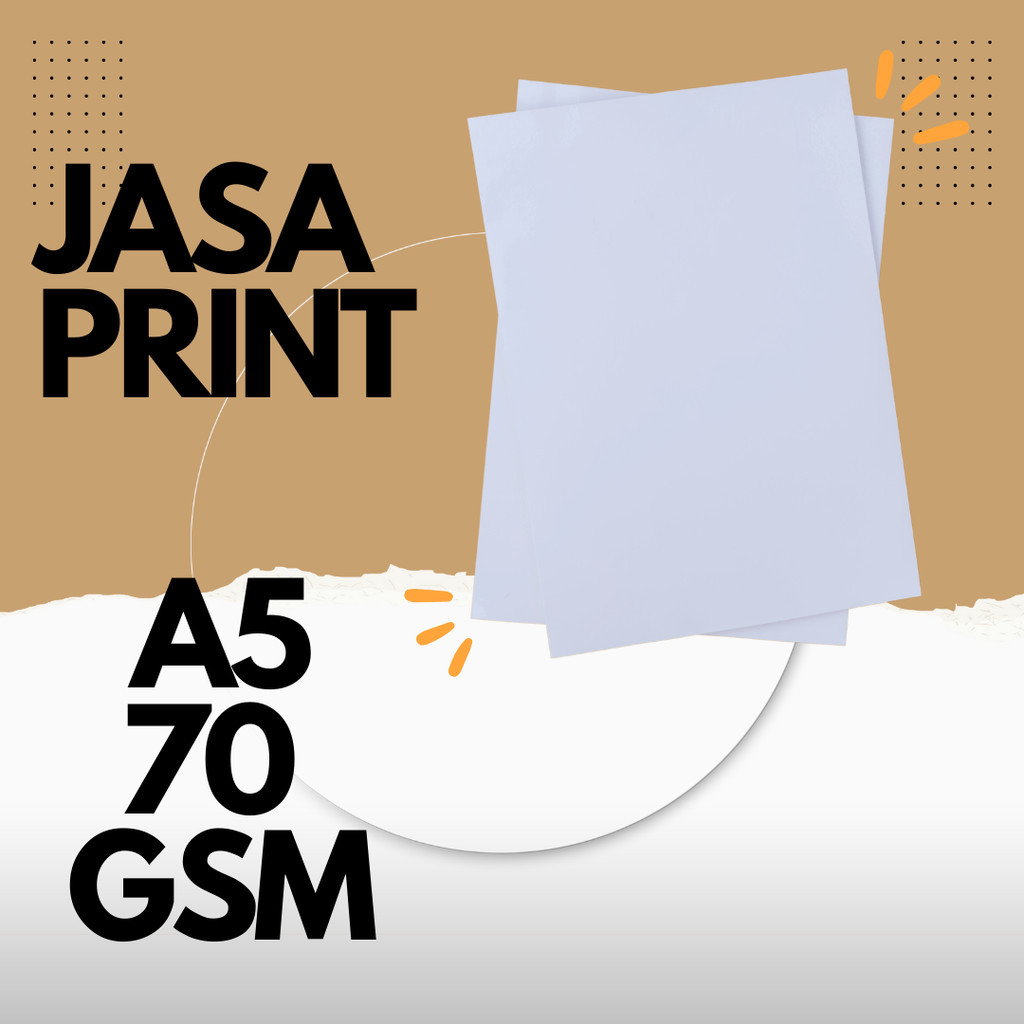

jasa print A5 70 gsm