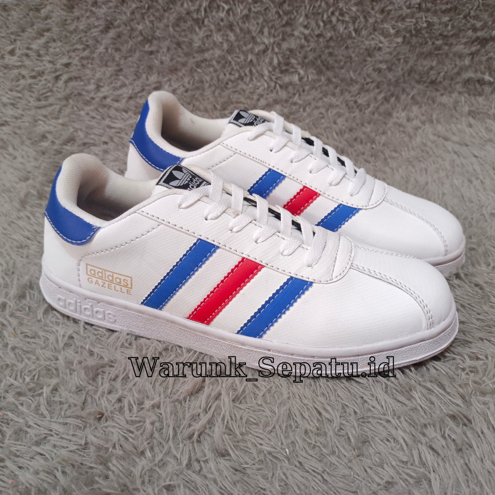 sepatu adidas349 gazelle pria dan wanita putih hitam sol hitam fasion kekinian/BISA BAYAR DI TEMPAT 
