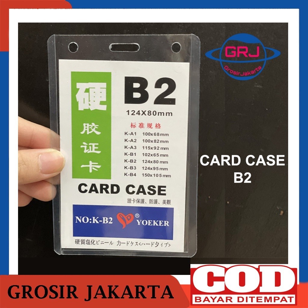 

Card case B2 Plastik id card