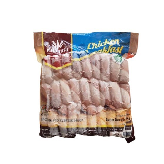 

Sosis Daging Ayam Premium Raja Rasa Chicken Breakfast Sosis 1Kg Frozen Pack Food Kemasan 1 kilogram