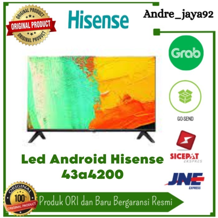 Led Android Hisense TV 43 Android 43A4200