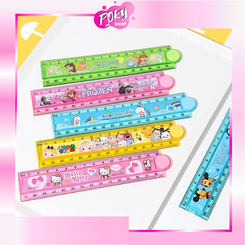 

POKY - S6136 Penggaris Lipat 30 CM / Ruler Fancy Karakter Lucu / Penggaris Lipat Plastik Anak / Mistar Lipat 30 CM Motif Karakter