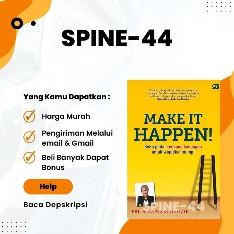 

Make It Happen Buku Pintar Rencana Keuangan Untuk Mewujudkan Mimpi