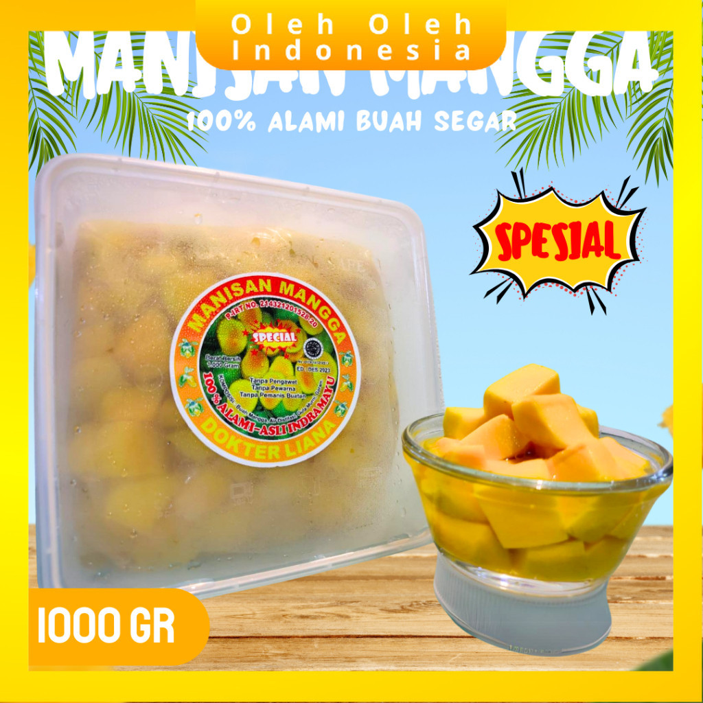 

Manisan Buah Mangga Spesial Dr Liana Segar Frozen Asli Khas Indramayu