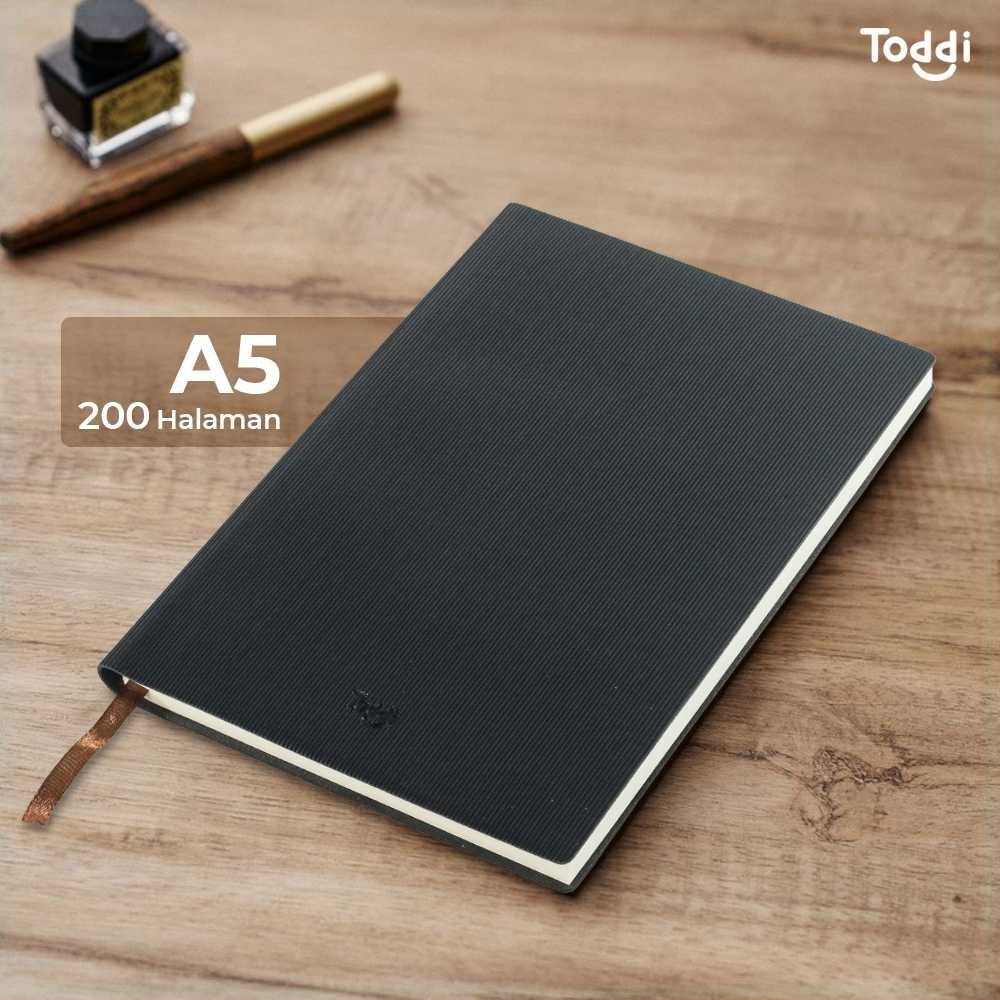 

Toddi Buku Tulis Memo Paper Business Notebook Leather Cover A5 - TD100