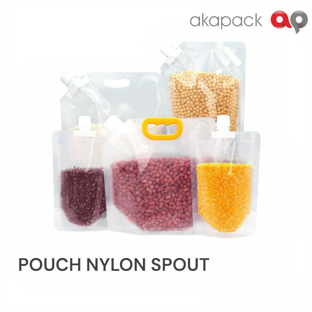 Kemasan Pouch Spout Liquid 1L / uk 18x26cm / dengan Handle