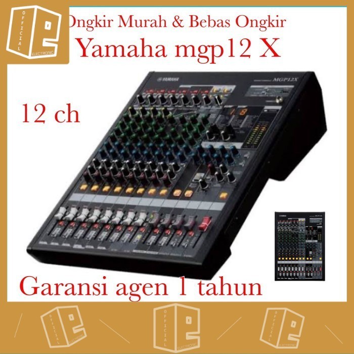 Audio mixer 12 channel yamaha mgp12x mixing professional mgp 12 x