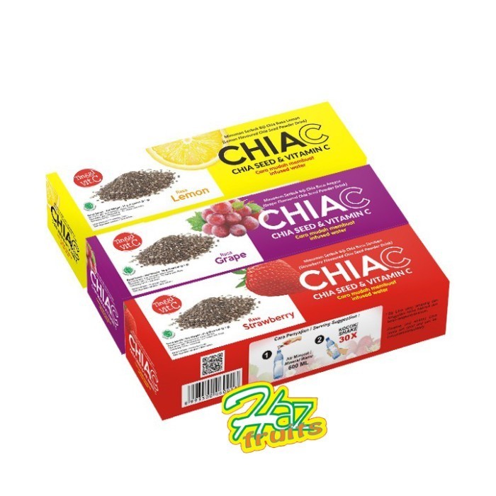 

ChiaC Chia Seed Vitamin C (5 x 7 Gr)