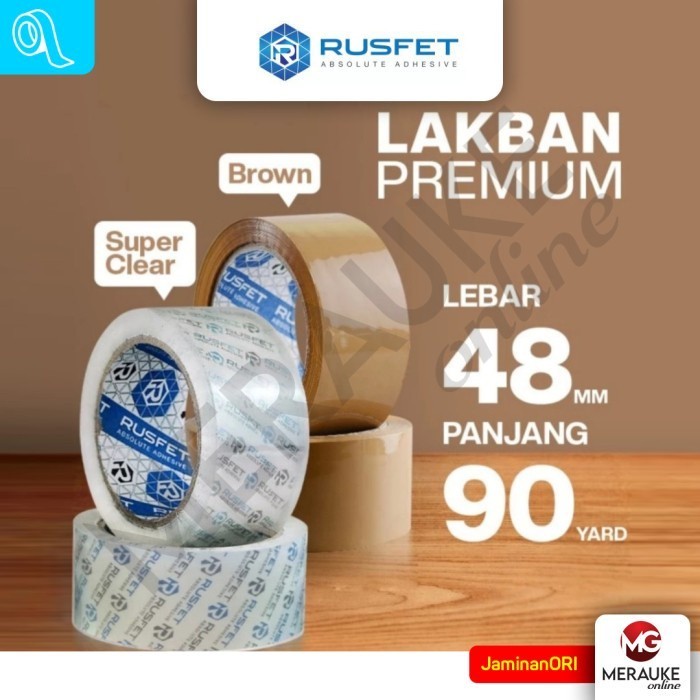 

OPP Lakban RUSFET 48 mm x 90 Yard
