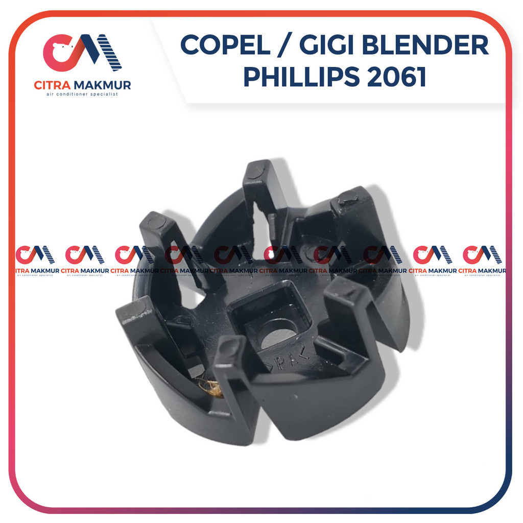 Copel Blender Philips HR 2115 2116 2061 2071 1741 Series Gear Gigi Plastik Gir Kopel Hitam Coupler