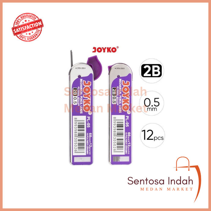 

Refill/Isi Mechanical/Mekanikal Pensil Leads Joyko 0.5 2B PL-05