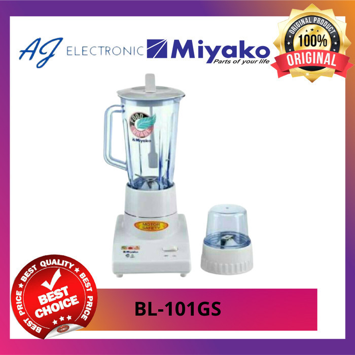 BLENDER MIYAKO BL-101-GS / BL101GS / BL 101 GS , 2IN1 GLASS