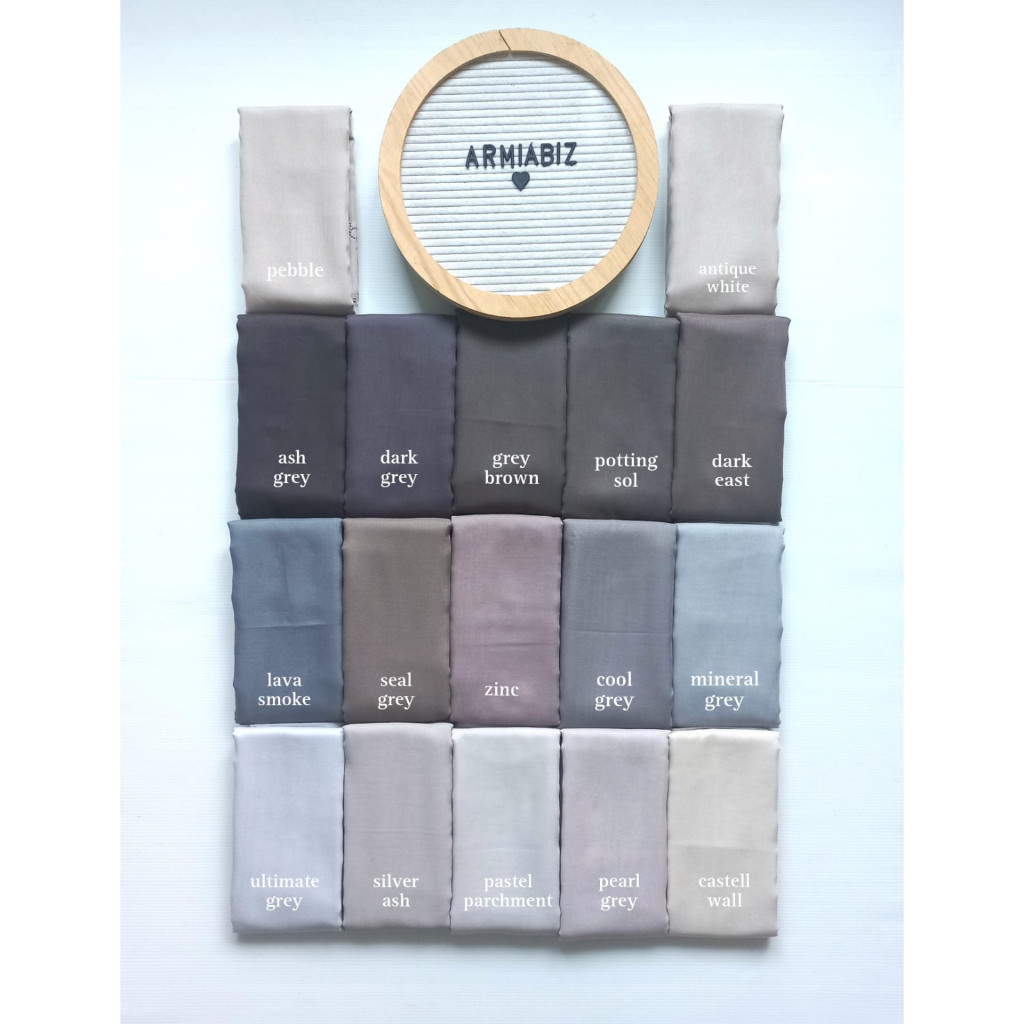 DEENAY LIZA SERIES GREY JILBAB ORIGINAL polosan abu voal premium - Armiabiz