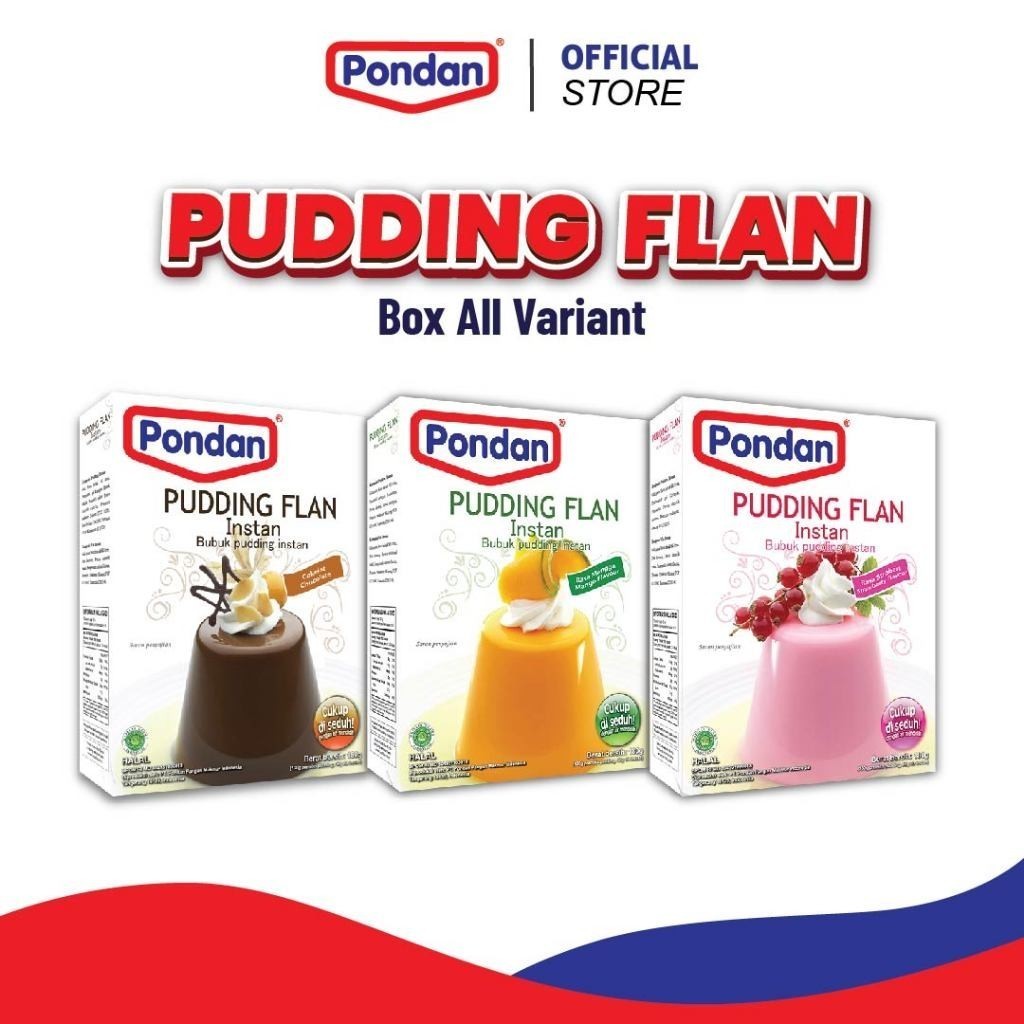 

JOSCELLY.ID PONDAN Pudding Flan Box 180 gr