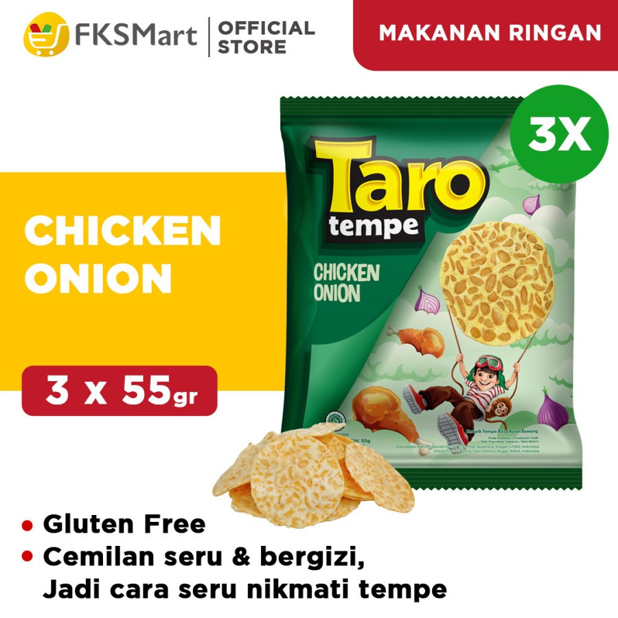 

Taro Tempe Medium Pack Isi 3 TM