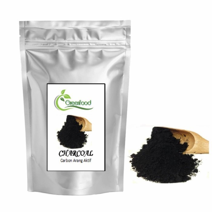 

Promo Activated Charcoal Powder(Arang Aktif Bamboo)Food Grade 1 KG