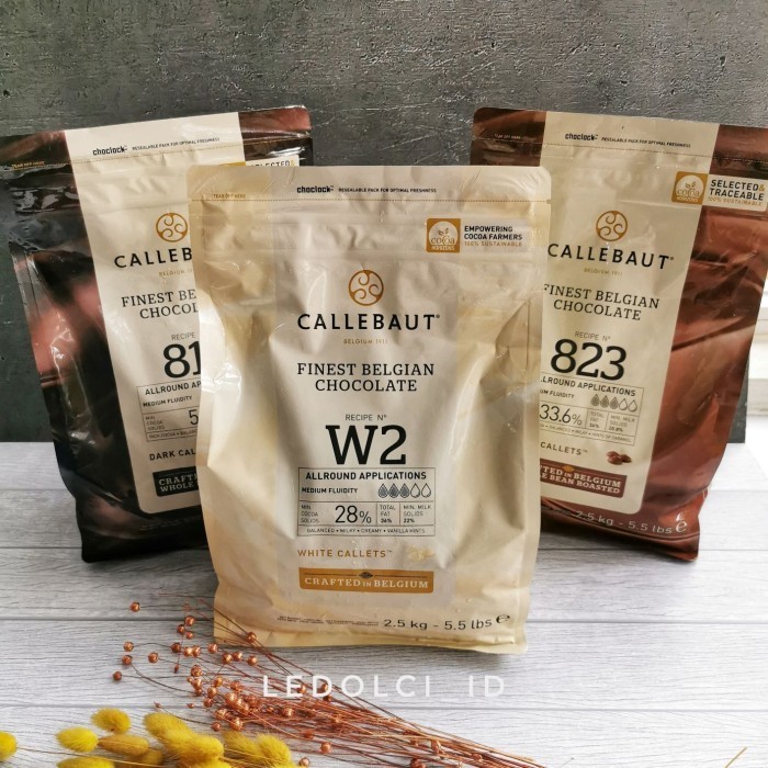 

TERMURAH! CALLEBAUT 811 DARK CHOCOLATE CALLETS 2.5 KG COUVERTURE 54.5%