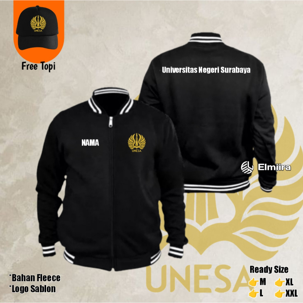 Jaket Unesa Varsity Custom