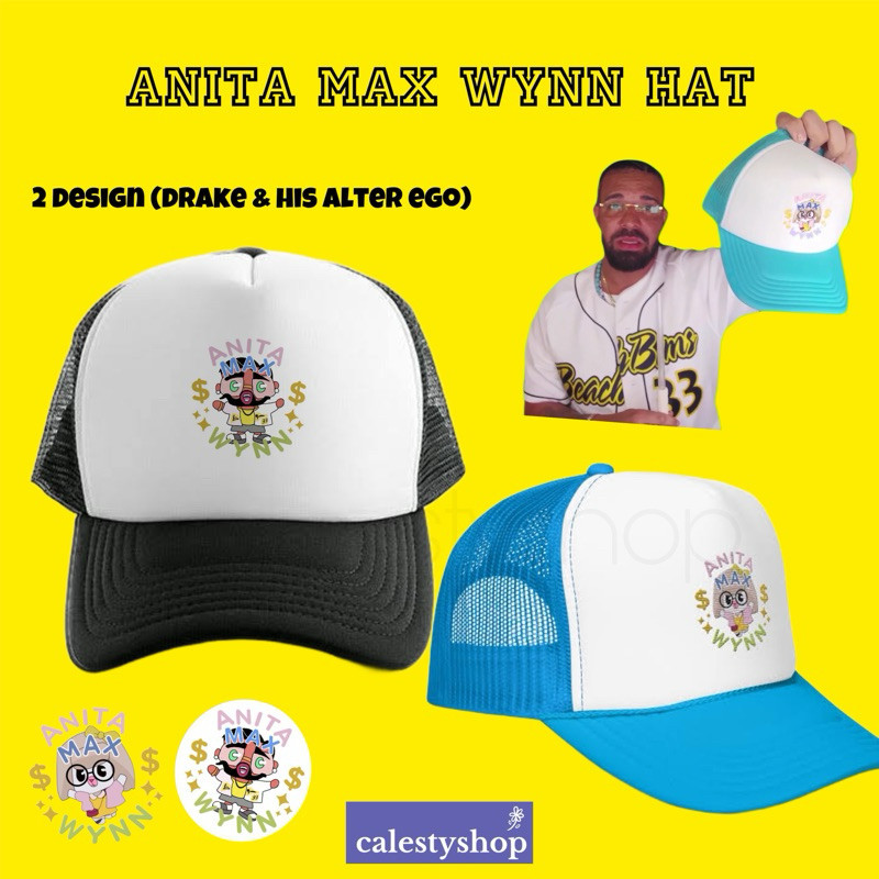 Drake ANITA MAX WYNN Net Hat I NEED THE MAX WIN Alter EGO MEME BASEBALL JALA TRUCKER CUSTOM VIRAL FA