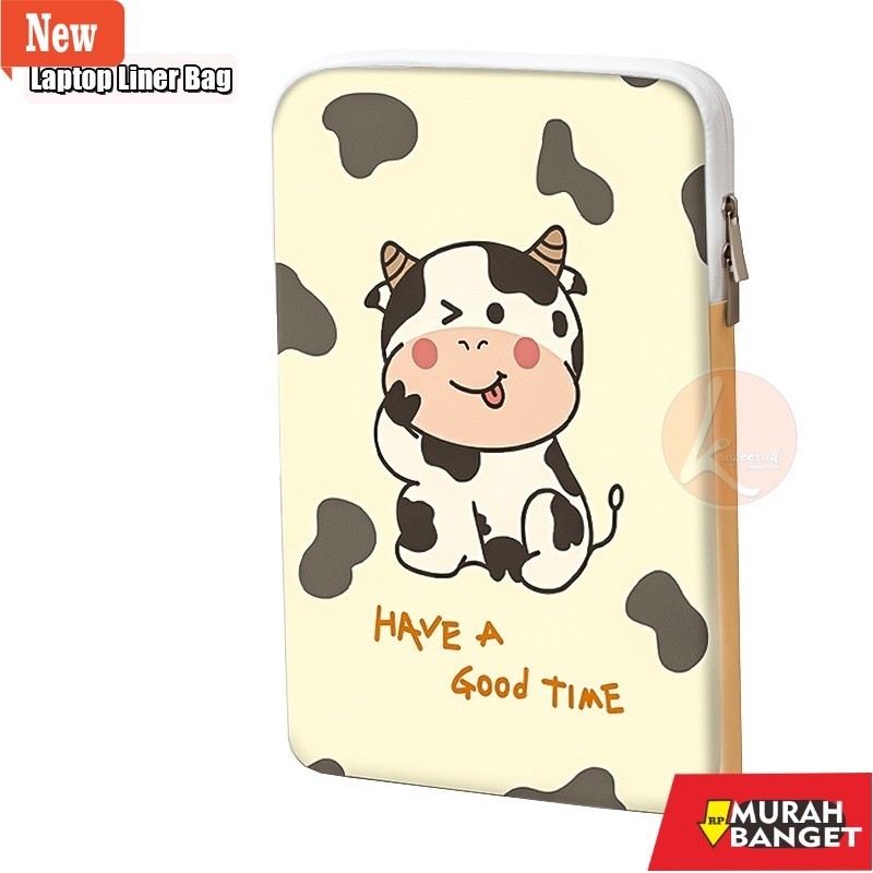 Tas laptop wanita terviral- Sarung Laptop Dan Tablet 12 13 14 15 Inch Karakter Lucu