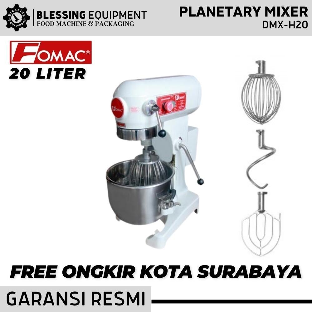 DMX-H20 PLANETARY MIXER FOMAC DMX H20 MIXER ADONAN ROTI KUE TELUR 20 LITER