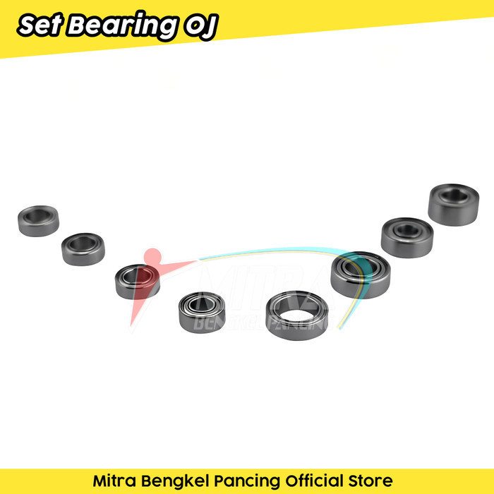 Bearing Reel Pancing | Satu Set Bearing OJ Custom 8 Pcs Sparepart Original