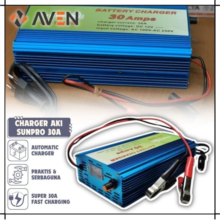 Charger Aki Sunpro 30A