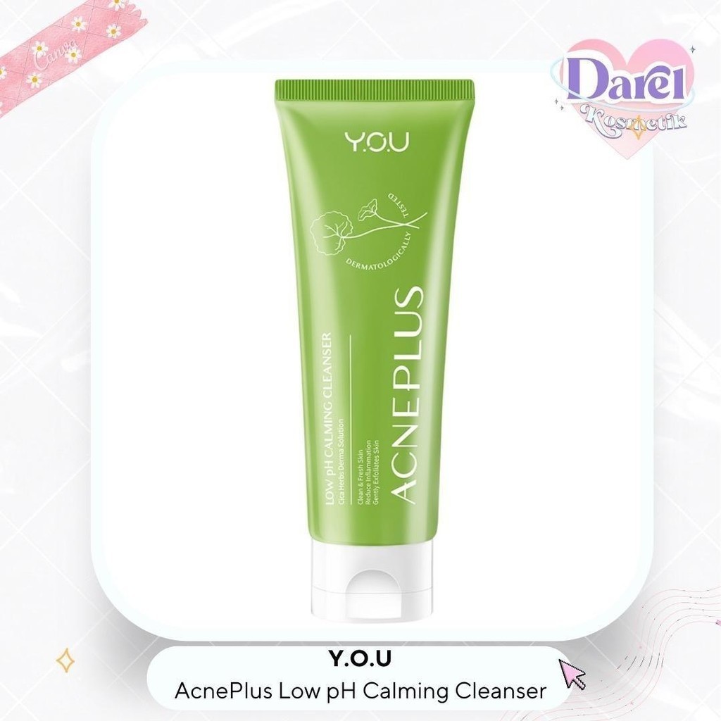 YOU Acne Plus low ph , facial wash perawatan wajah berjerawat
