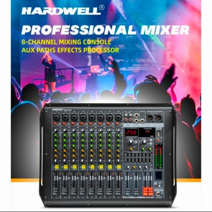 POWER MIXER HARDWELL 8 Channel HARDWELL Style 8P Mixer