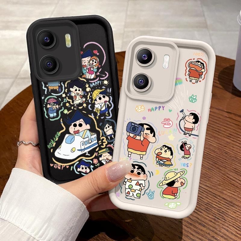 Casing For Infinix Hot 10 Play Hot 10 Lite Hot 11 Play Hot 30i Hot 30 Play Hot 30 Play NFC Case HP Softcase Kesing Cesing Silicone Phone Soft Cassing Anime Crayon New Collage Untuk Kasing Cashing Chas