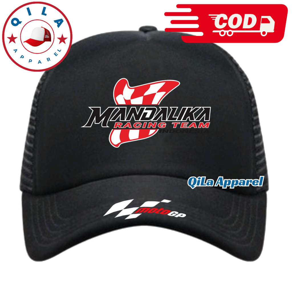 QiLa Apparel Topi Trucker SIRKUIT MANDALIKA - Topi Distro SIRKUIT MANDALIKA Logo - Topi SIRKUIT MAND