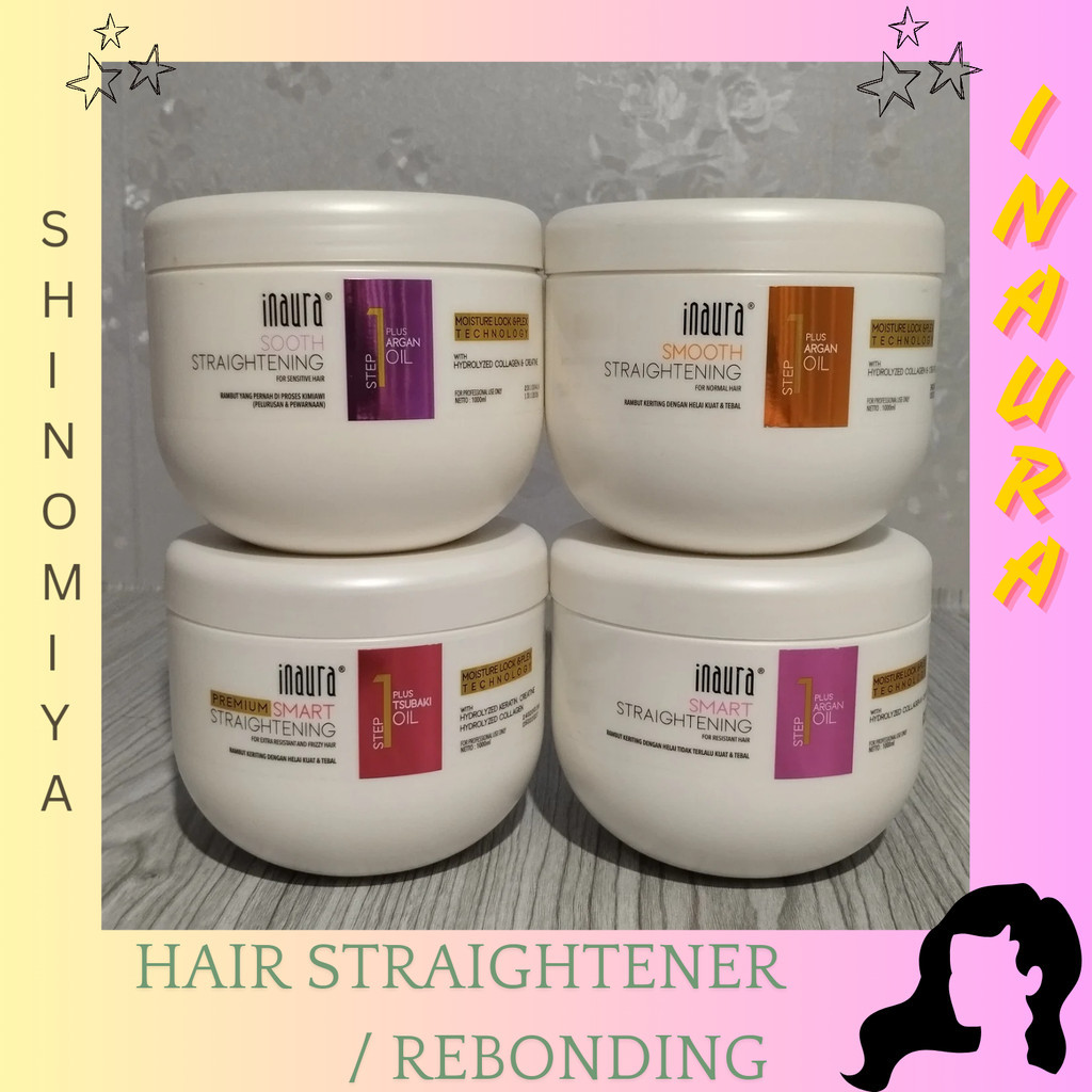 [INAURA] PELURUSAN REBONDING RAMBUT 1KG / SMOOTHING / OBAT PELURUS RAMBUT 1000ML INAURA BEST SELLER