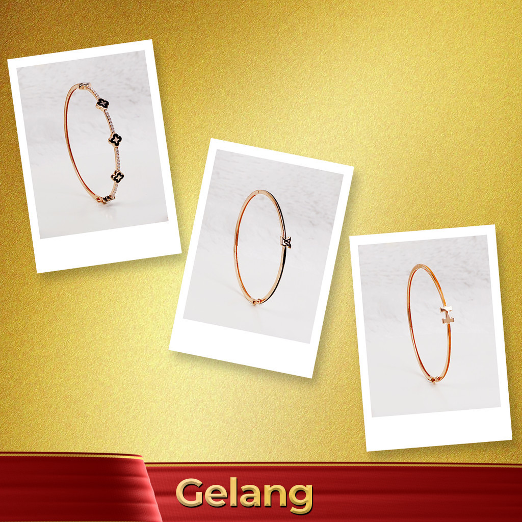 GELANG EMAS KADAR 6K WAHYU REDJO 24064867/24064840/24064829