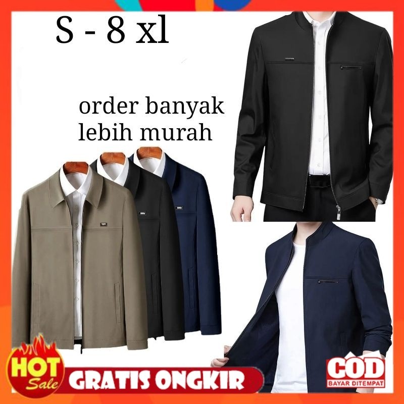 BAHAN HALUS ADEM TEBAL / semi jas ukuran jumbo besar / jaket pria formal ukuran big size / blazer pr