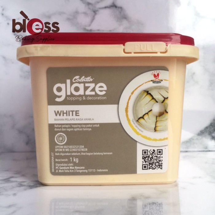 

[New] colatta glaze 1kg - white
