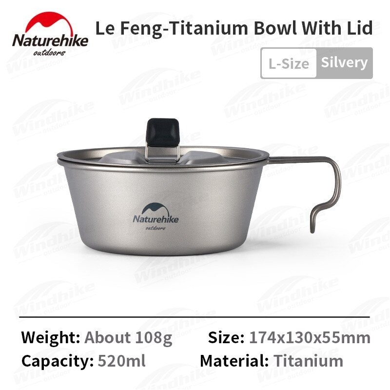 TITANIUM BOWL NATUREHIKE NH22CJ001 []