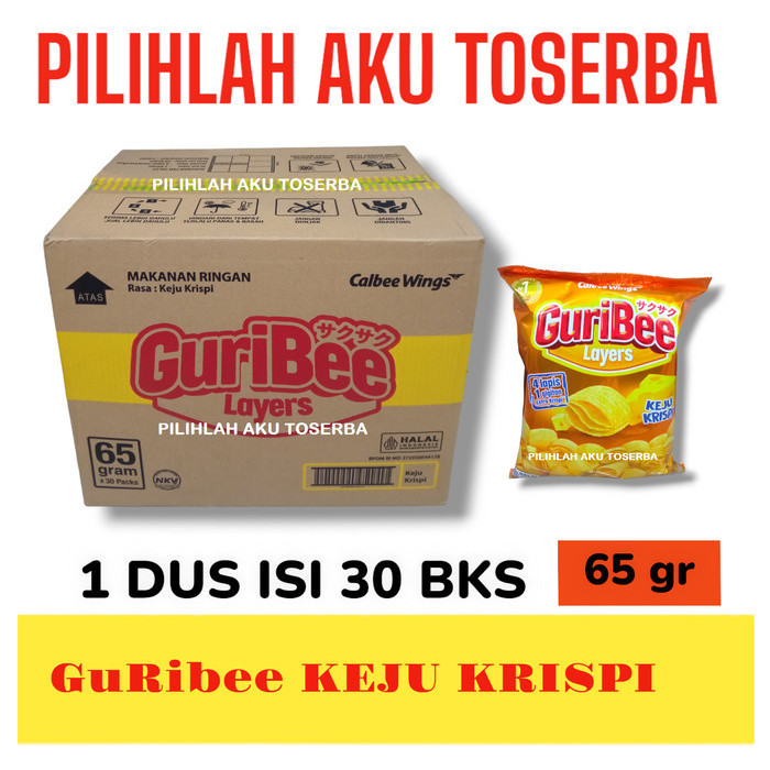 

Guribee Layers KEJU KRISPI 65 gr - ( HARGA 1 DUS ISI 30 PCS )