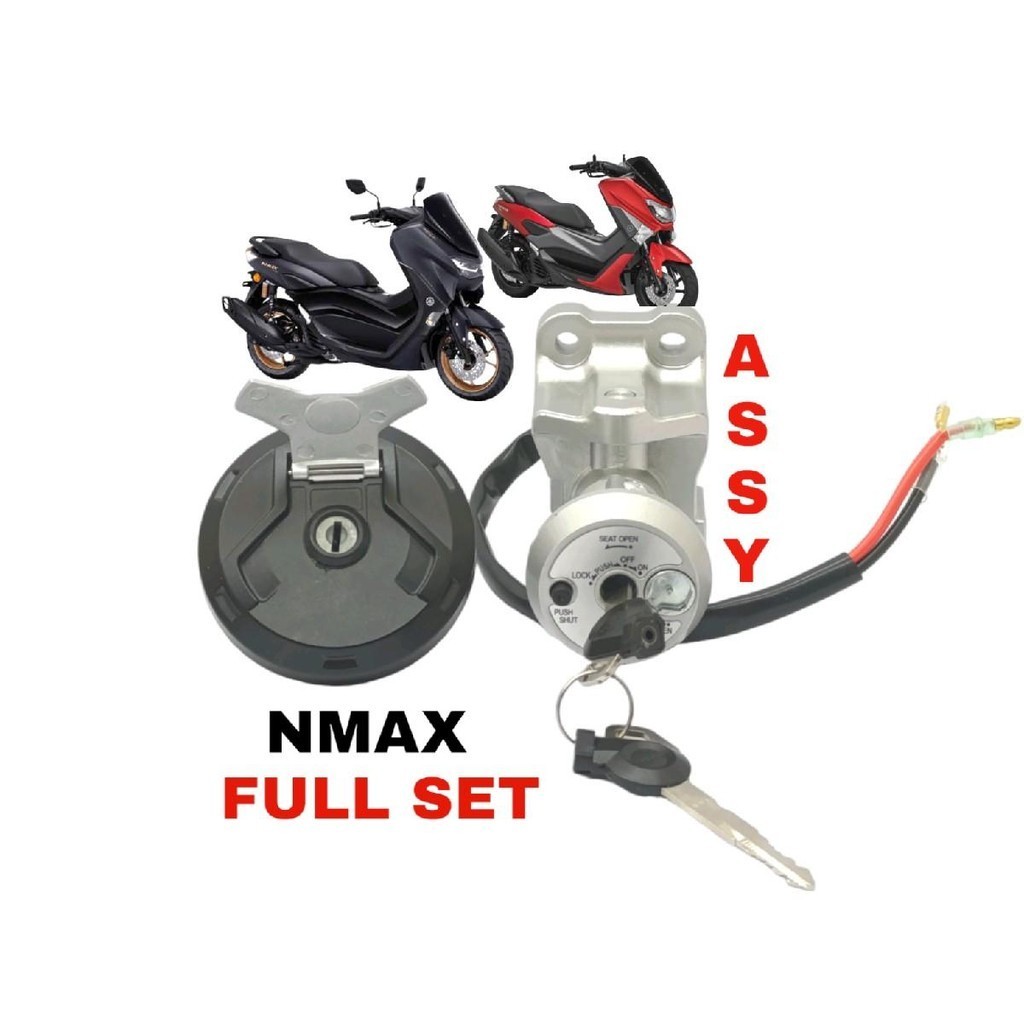 KUNCI KONTAK SET TUTUP TANGKI NMAX OLD ANTI CURANMOR KUALITAS SETARA ORI