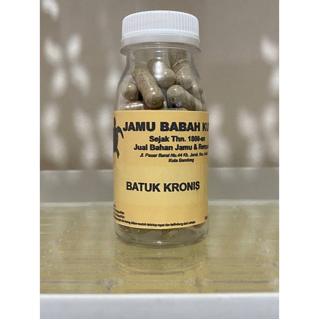 

Hemat Beli 2 Botol Jamu Babah Kuya - Batuk Kronis (50 Kapsul) Herbal