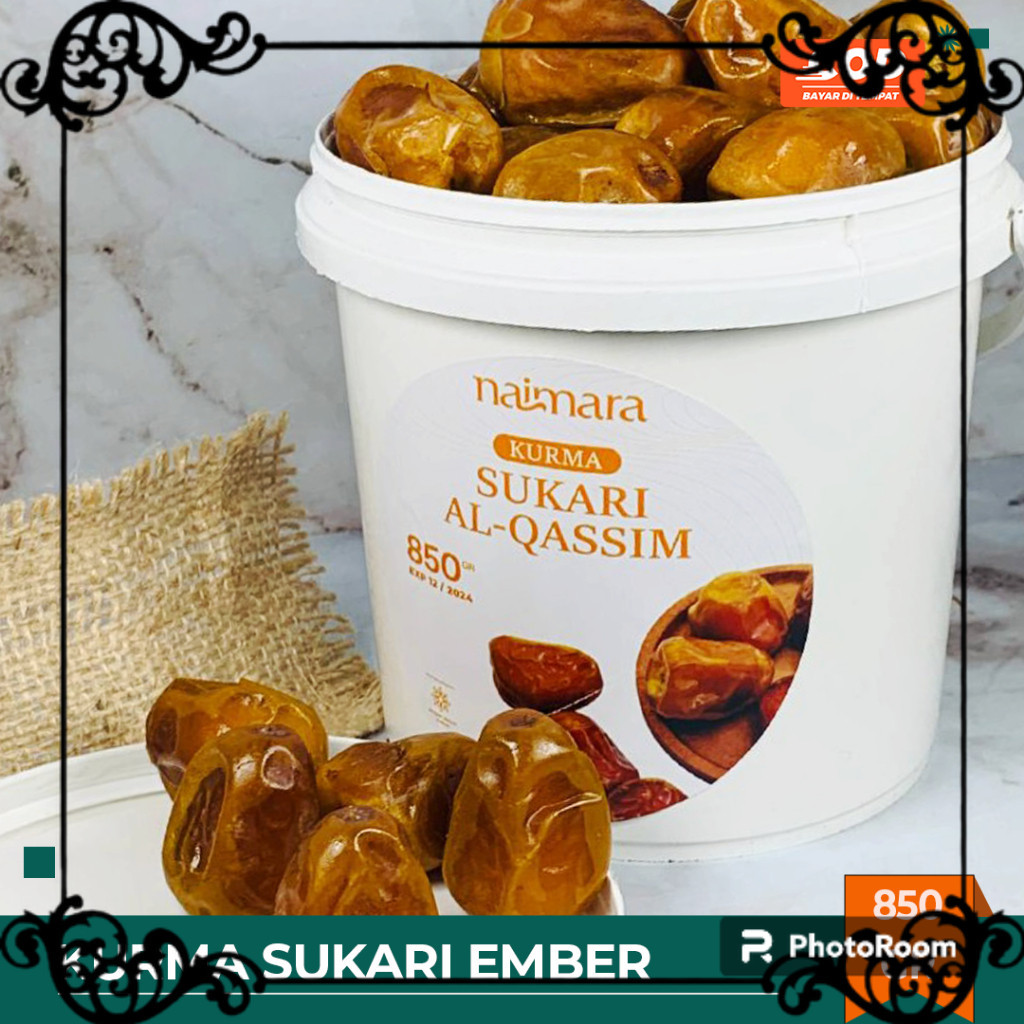 

KURMA SUKARI 850Gram / KURMA SUKKARI BASAH / KURMA RAJA SUKARI PREMIUM EMBER