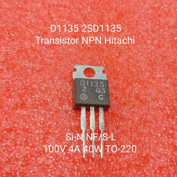 D1135 2SD1135 transistor NPN Hitachi to-220 -MU14