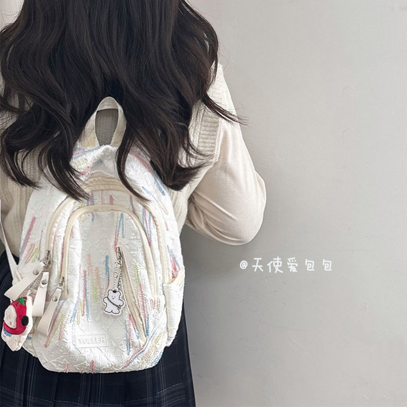 Tas sekolah mini Jepang tas bahu siswa wanita tas bahu siswa yang lucu tas ransel kecil bepergian sa