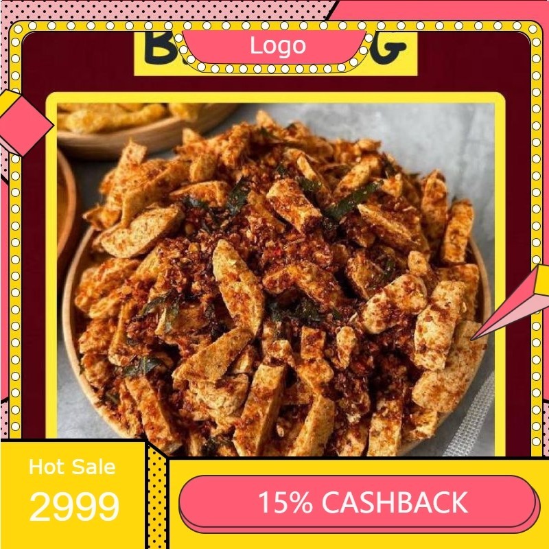 

BUMBU MELIMPAH Basreng 1kg/500gram pedas daun jeruk COD cemilan snack