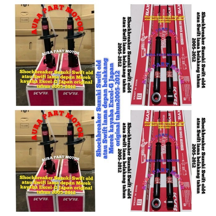shockbreaker Suzuki Swift lama/Swift old depan belakang Merk kayaba