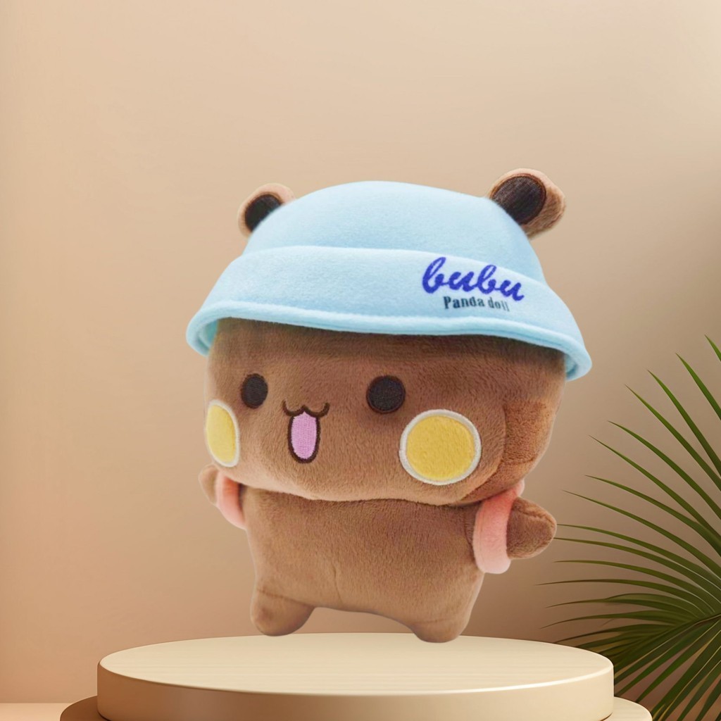 Boneka Panda Tas Ekspresi Wajah Boneka Dua Dimensi Bantal Perifer Anime Hadiah Mainan Mewah Kartun