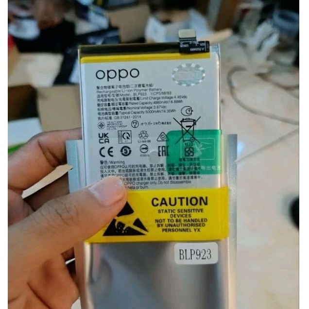Batre Baterai OPPO A57 2022 4G / OPPO A77S BLP923 ORIGINAL 100% Battery batere