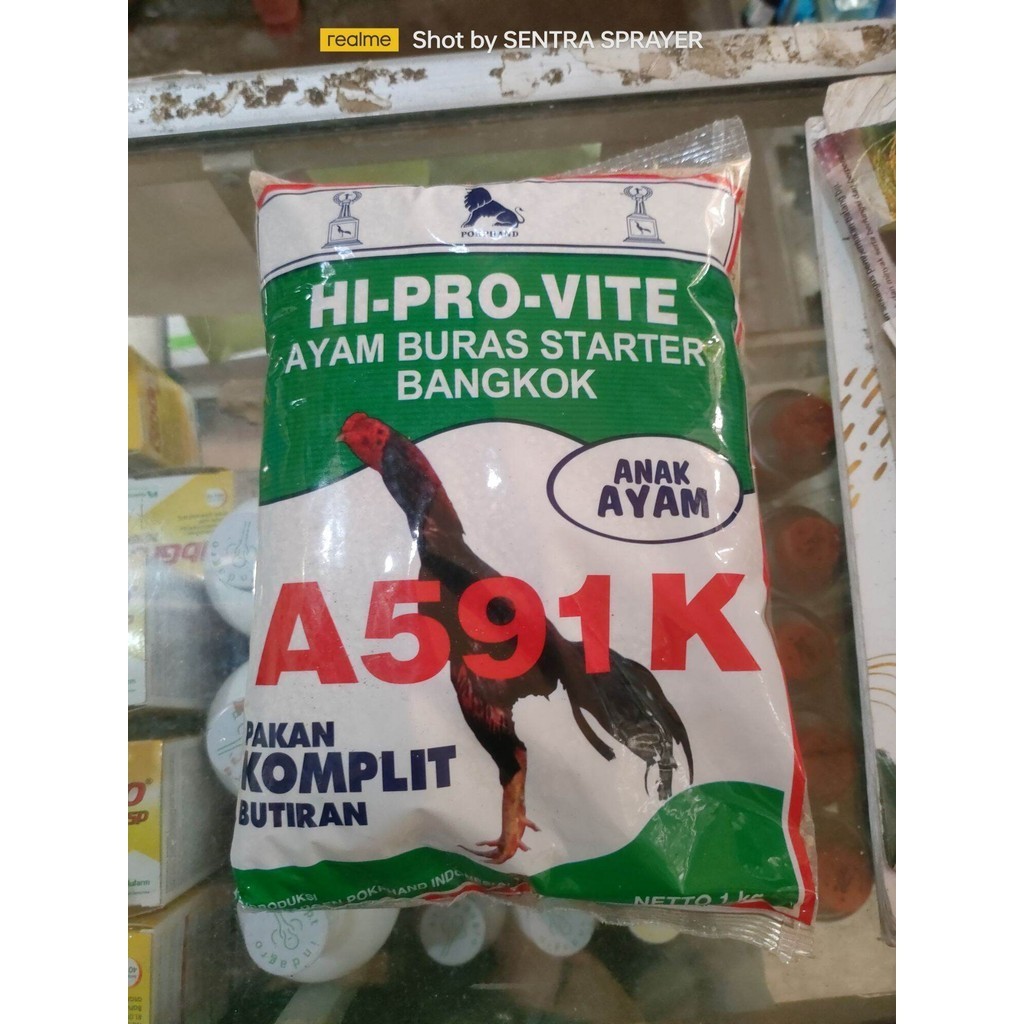 Pakan Anak Ayam Bangkok 591 A591K 1 kg