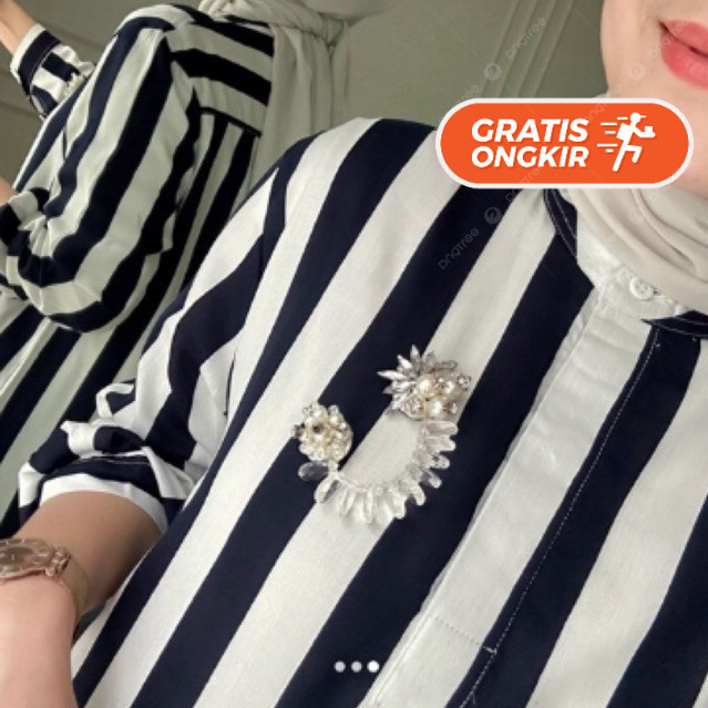 Terlaris ~Brooch Pearl B2 Bros Cantik Bros Premium  Bros Hijab Aksesoris Fashion Bros Kekinian Bros 