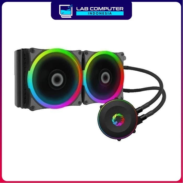 GAMEMAX ICEBERG 240 RAINBOW ARGB All in One Liquid Cooler - Aura Sync