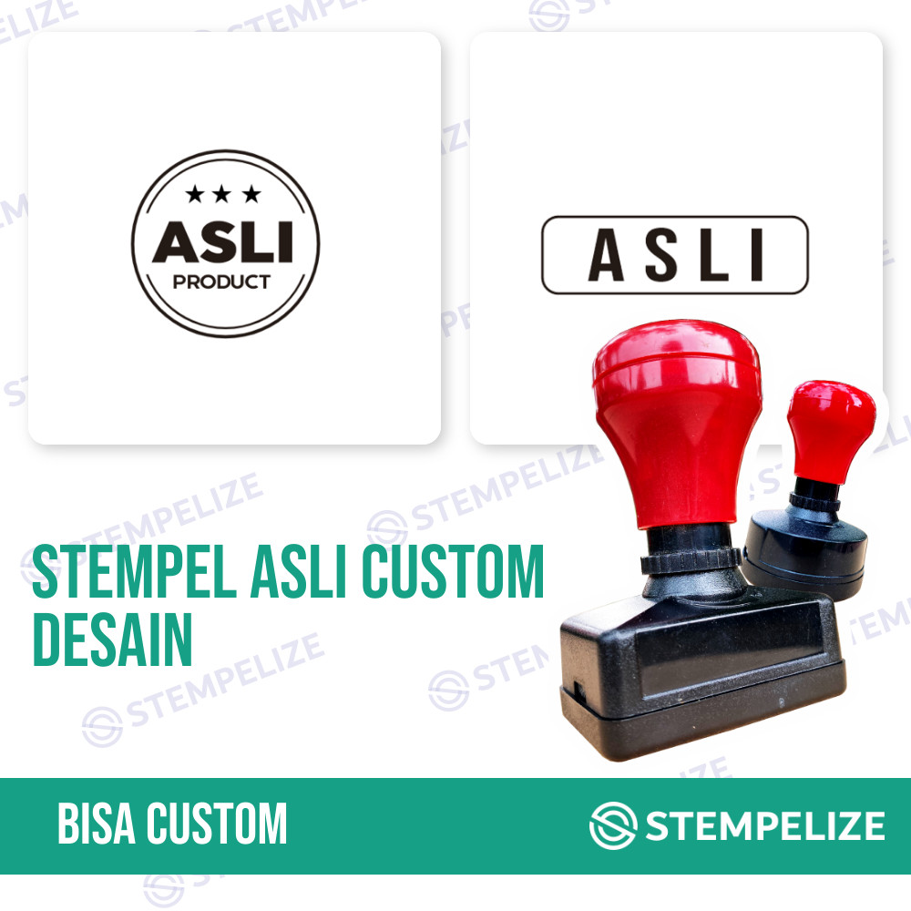 

Stempel Asli Custom Desain